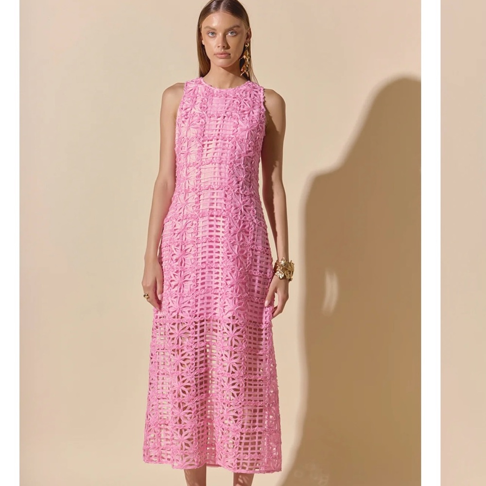 NWT Endless Rose Textured Sleeveless Maxi Dress - Medium